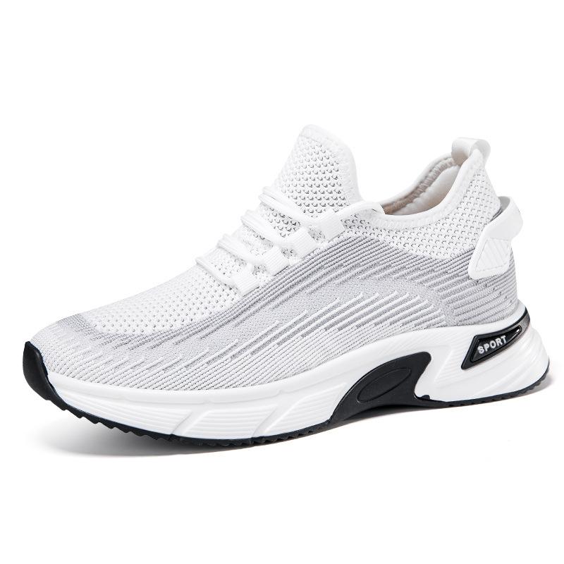 New Men Heightening Shoes Casual Sneakers Summer Mesh Breathable Elevator Shoes Mesh Comfortable Soft Sole Non Slip Men's Shoes