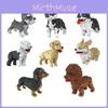 Poodle Poodle Or Dog Figure To Assemble With Nanoblocks Pieces Children Toys