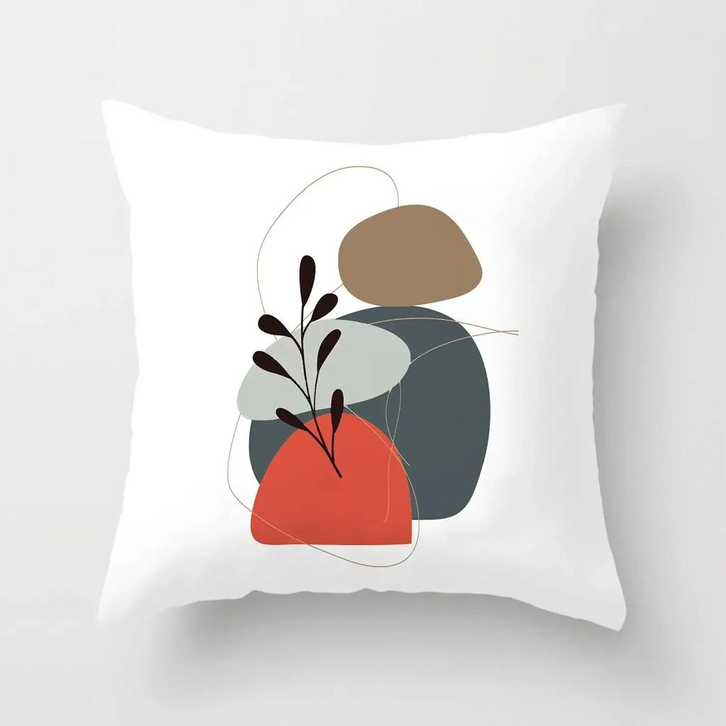 Bohemian Home Decor Pillow Case Abstract Simple Geometric Print Throw Pillow Case Bedroom Room Living Room Sofa Cushion Cover