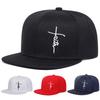 Unisex Faith Letter Cross Embroidery Hip-hop Hats Spring Autumn Outdoor Adjustable Casual Baseball Caps Sunscreen Hat