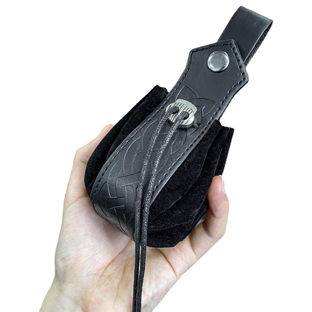 Viking Style Medieval Coin Pouch: Belt-Hanging Retro Fanny Pack