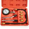Car Cylinder Tester Kit Gasoline Engine Compression Meter 0-300 PSI Pressure Gauge with M10 M12 M14 M18 Adapter