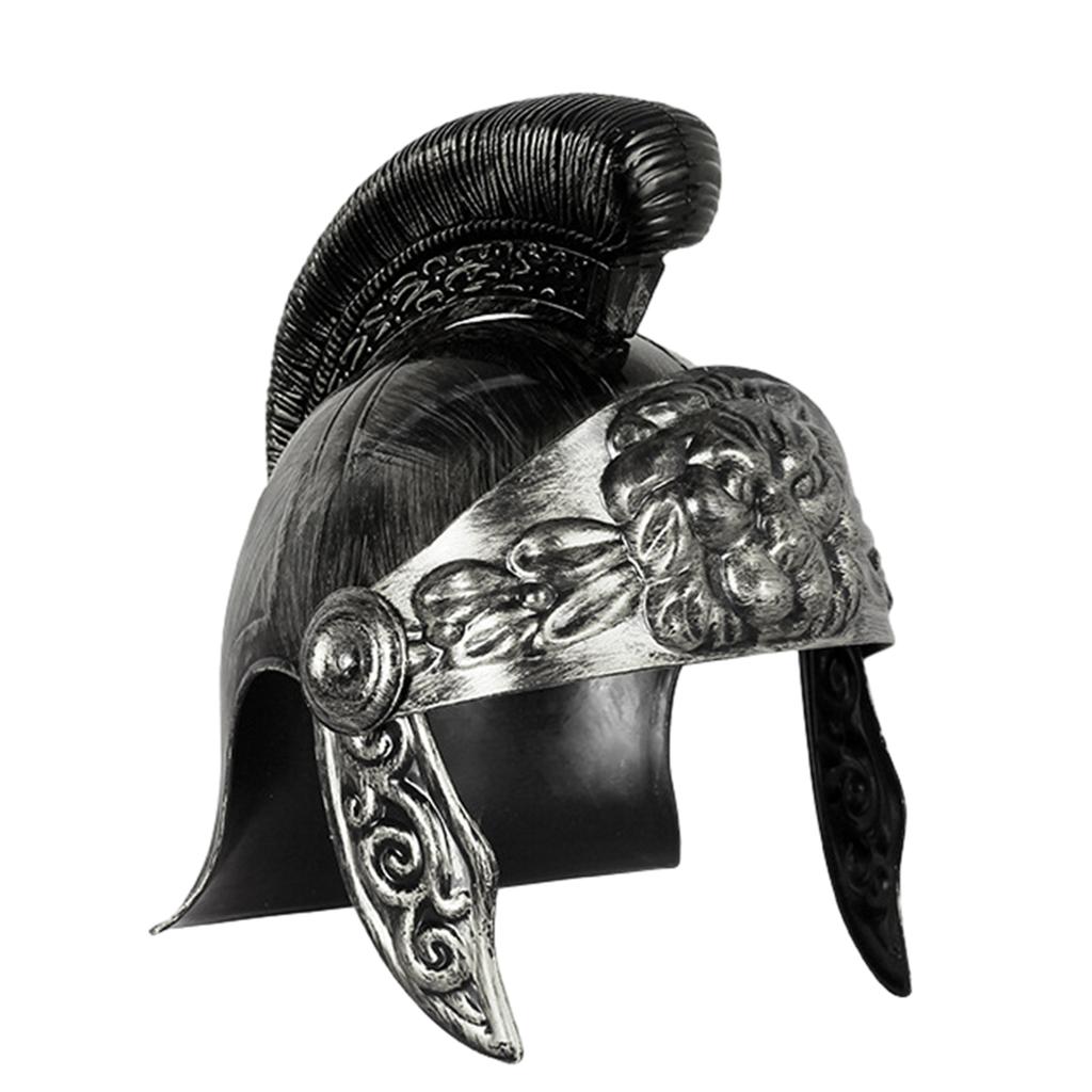 Adult Knight Helmet Ancient European Role Playing Greek Roman Knight Hat Carnival Party Cosplay Performances Costume