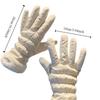 Breathable Little Bear Padded Gloves Warm Bicycle  Gloves  Women