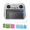 2Pcs Screen Protector Compatible for Mini 3 Pro Drone RC Smart Controller HD Tempered Glass Monitor