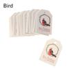50PCS DIY Wrapping Supplies Xmas Decoration Hang Tags Christmas Labels Gift Wrapping Kraft Tag