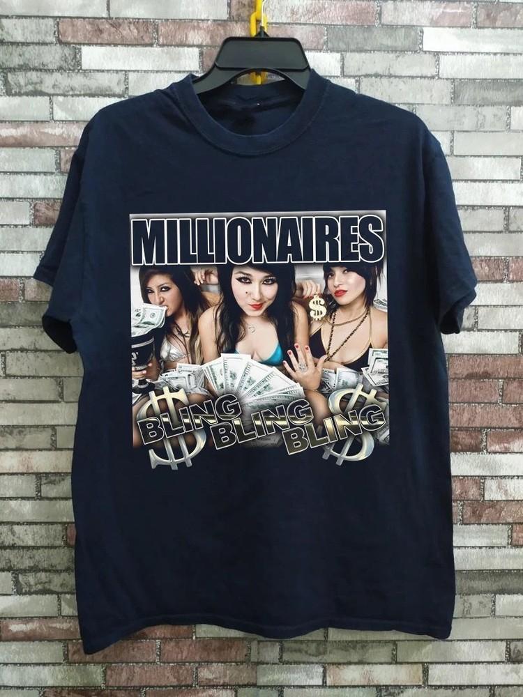 Bling Bling Bling Album Millionaires Band T Shirt Full Size BL1746