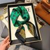 70*70cm Silk Shawl Square Printed Scarf Women Satin Neck Hair Band Soft Neckerchife Kerchief