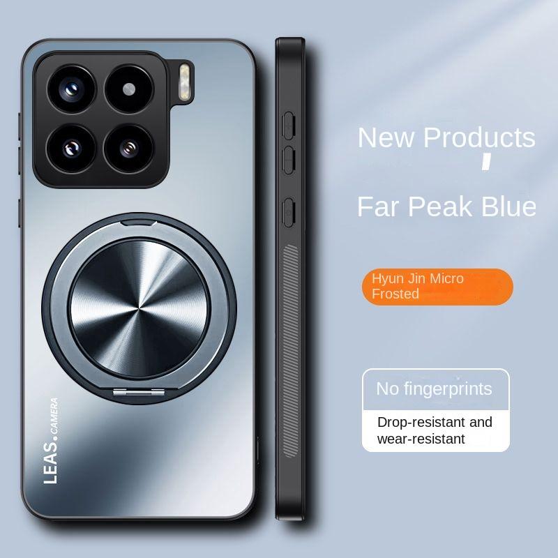 For Xiaomi Mi 14T Pro Case Hard Matte With Ring Stand Magnetic Protective Back Cover Case For Xiaomi Mi 13T 12T 14T Pro Shell