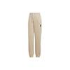Solid Logo Cuffed Sports Pants Women Pants Light-Khaki HE3090