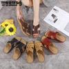 Women Sandals Slippers Open Toe Summer Shoes Vintage Low Heels Female Platform Shoes Walking Sandals