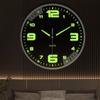 8 Inch Brief Luminous Wall Clock Modern Design Hanging Silent Home Decor Clocks Living Room Decoration Study Decoration