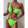 Bikinis High Waist Bikini Set One Shoulder Swimsuit Female Sexy Women Swimwear Bathing Suit