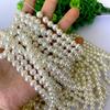 Pearlized 4-35mm Round Beads with Straight Holes, Eco-Friendly ABS Plastic for Hand-Sewn Craft Projects