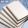 Grids/Blank/Horizontal Line Coil Notebook A5/B5/A4 Notepad High Quality Sketchbook Students Gift