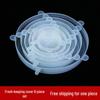 Silicone Universal Food-Grade Microwave Cover: Transparent, High-Temp Resistant