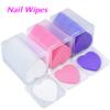 200 Pieces/Box Heart Lint Free Nail Wipes Cute Cotton Pads Nail Polish Manicure Remover Cleaning Eyelash Extention Tools