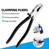 8 Inch Model Clamping Pliers Model Tools Adjustable Tiles Nippers Glass Cutter Ceramics Practical Breaker Glass Pliers DIY Tool