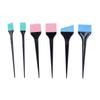 6pcs Silicone Hair Dye Brush Home Barber Shop Hair Treatments Coloring Brush Set