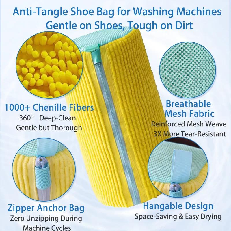 Shoe Bag for Lazy People a Household Washing Machine Special Protective Bag That Prevents Deformation and Does Not Damage Shoes