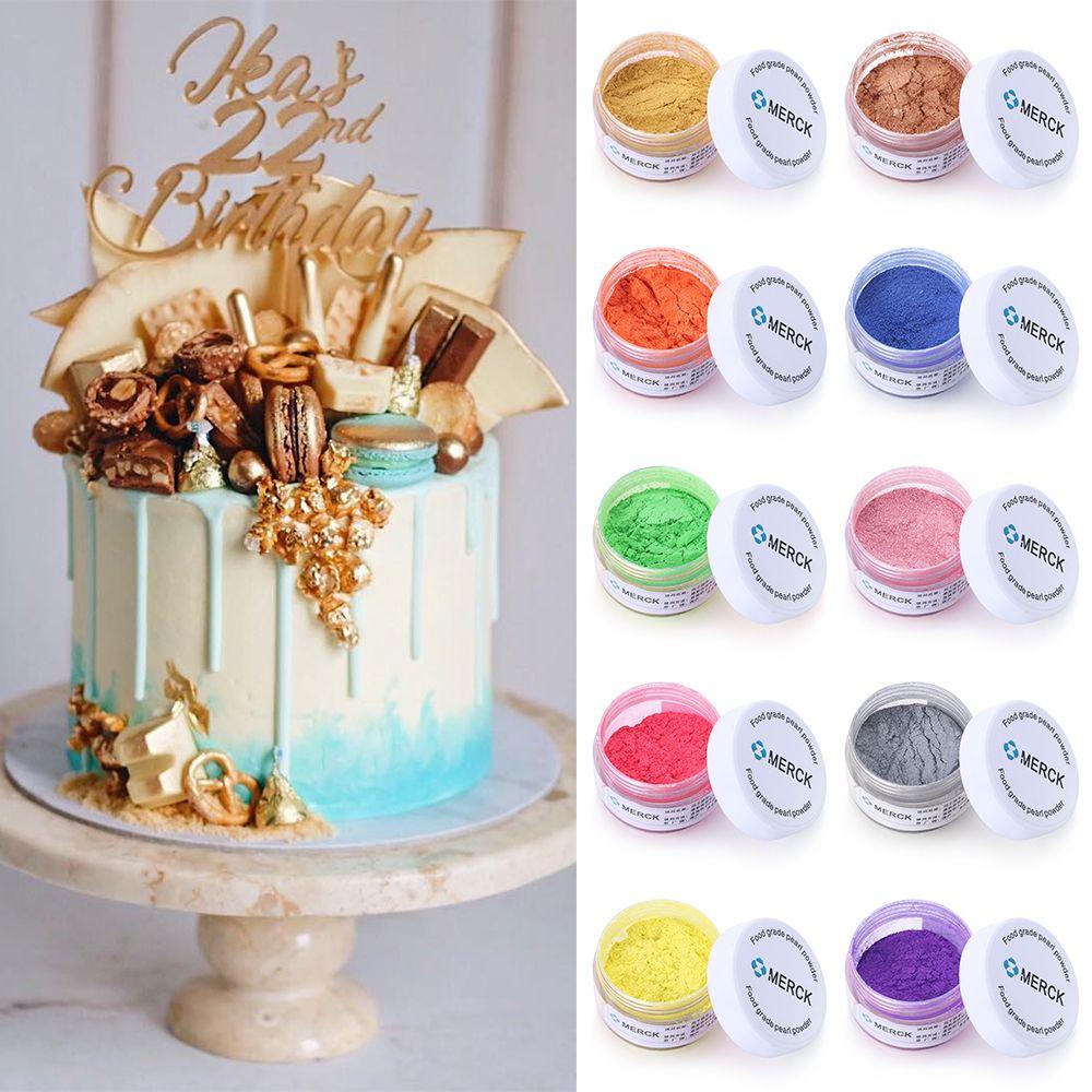 Baking Supplies Baking Color Cake Decorating Tool Golden Powder Chocolate Decoration Glitter Powder