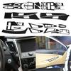 3D Carbon Fiber Look Interior Accessories Whole Kit Cover For Hyundai SONATA 2011-14