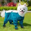 Waterproof Dog Rain Boots Pet Suspender Boots Belly Paw Protector for Small Medium Puppy Rain Snow Pants Dog Leggings for Outdoor Walking