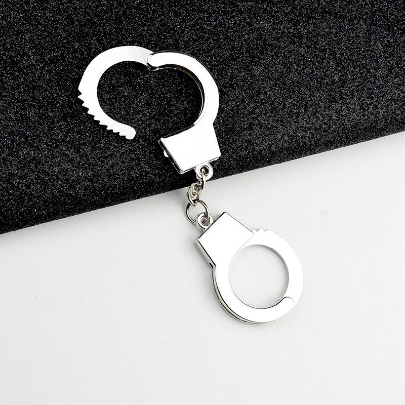Personalized Couple Handcuff Keychain - Exquisite Mini Metal Keyring