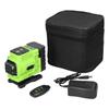 Multifunctional 12 Lines Green Light Laser Level 3 Degrees  Self-leveling Machine Rechargeable Lithium