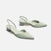 Baotou Sandals Women's Summer Simple Pointed Toe Square Heel Sandals Women's High-heeled Strappy Fashion Women's Shoes