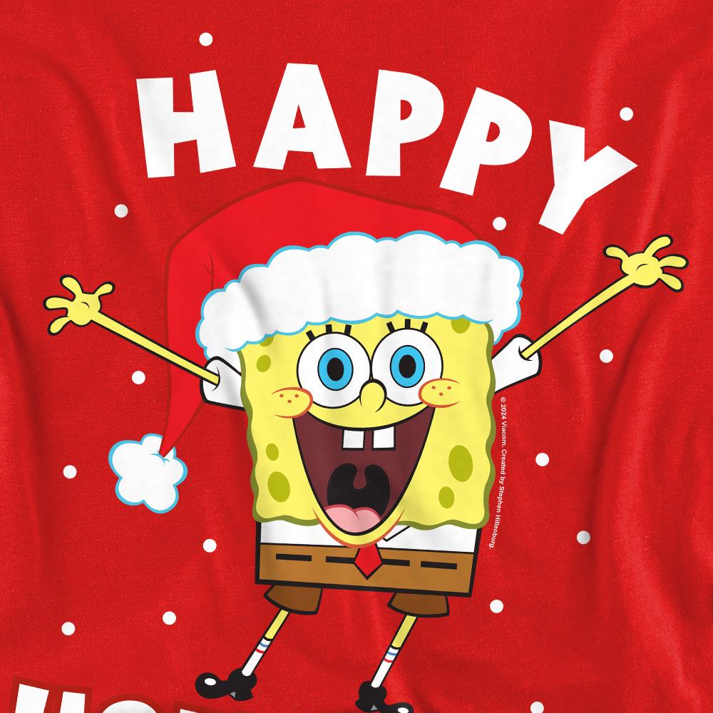 SpongeBob SquarePants Unisex Adult Happy Holidays Christmas Sweatshirt