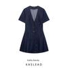 Kaslead New Women Clothes Western Style Fashion Simple Denim Mini Dress 6147059 407