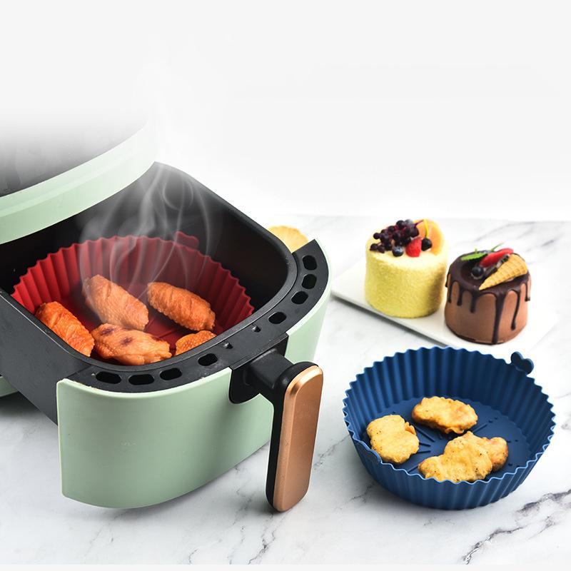 Air Fryers Oven Baking Tray Fried Chicken Basket Mat Airfryer Silicone Bakeware