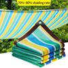Sun Shade Net Thickened Camping Sunshade Net for Balcony Courtyards Swimming Sunscreen Tent Anti-UV Awnings Sun Shelter Shails