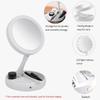 Foldable Led  Makeup Mirror With Light 10X Magnifying Dual Purpose Double-Sided Mirror USB Charging Or Battery Table Mirrors