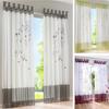 Useful Sheer Curtains Window Curtain Semi Voile Drapes Panels For Living Room Bedroom