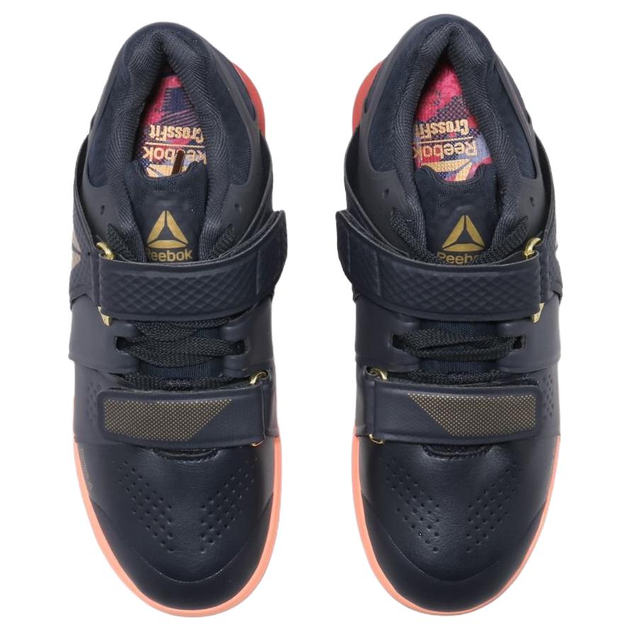 Reebok Legacy Lifter Heritage Navy Women Sneakers Blue Rosette Sunglow EG9095