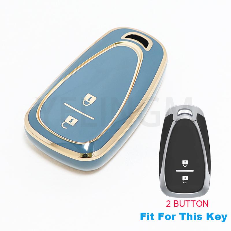 Car Key Case Cover For Chevrolet Chevy Cruze Traverse Spark Equinox Sonic Volt Bolt Malibu Camaro 2/3/4/5 Buttons Auto Shell Fob