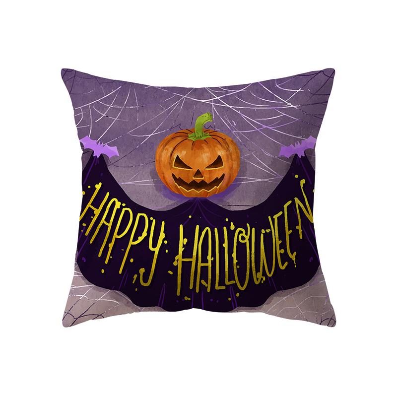 Pumpkin Collection Halloween Theme Pillow Cover Sofa Cushion  Holiday Gift Party Decoration Home Decor