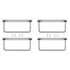 Foldable RV Shoe Rack Aluminium Alloy RV Shoe Rack Camper Shoe Storage 13.1*6*12.2inch4 Pack
