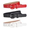 Solid Color Pin Buckle Belt, Women'S Decorative Jeans, Simple Casual Pants, Belt Women