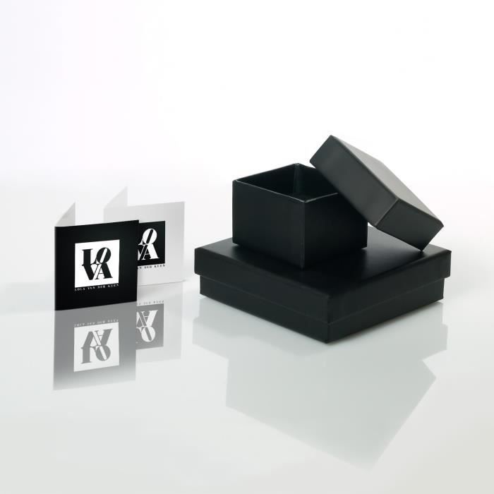 Necklace - LOLA VAN DER KEEN - Leonora - Rhodium-plated 925 Sterling Silver - Length 42 Cm - Zirconium Oxide