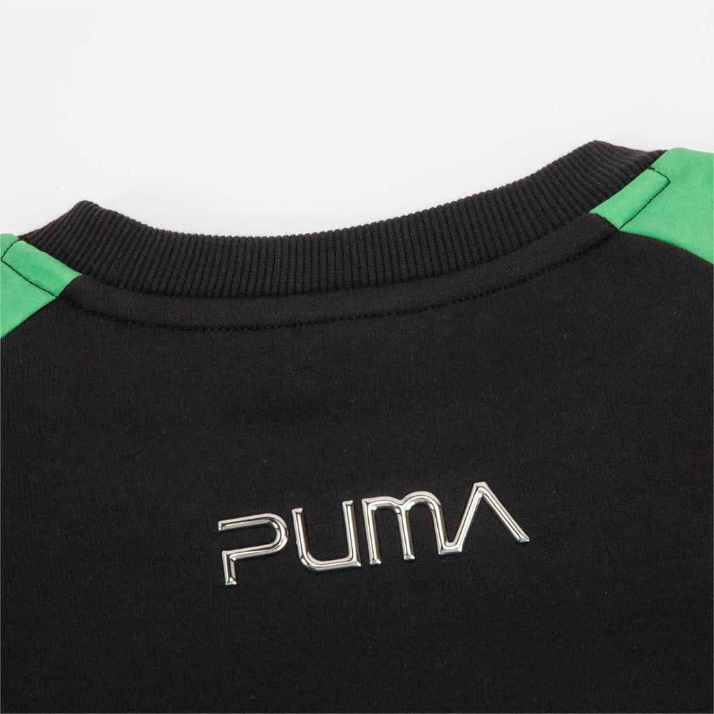 Puma X Sorayama Collaboration Graphic Print American Vintage Casual Crew Neck Long Sleeve Sweatshirt Unisex Sweatshirt Black 626533-01