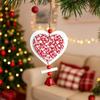 Decorative Christmas Bells Pendants Heart Shape Star Car Ornament Outdoor Decor