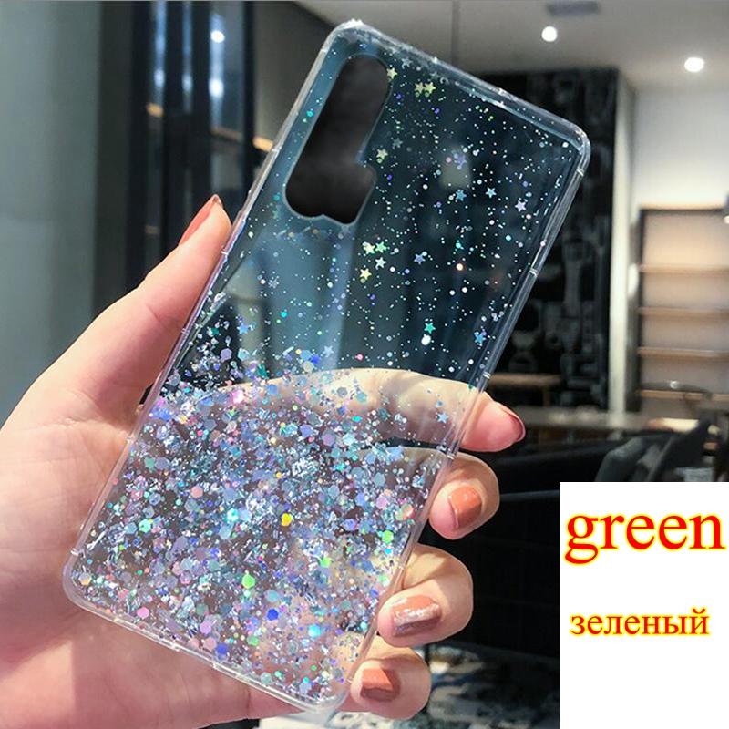 Glitter Phone Case for Samsung Galaxy NOTE 10 Lite Silicone Soft Case Full Cover for Samsung Note10 Lite N770F DS Back Cover
