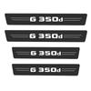 Four Carbon Fiber Scratch Protection Stickers for Car Doorsill Are Applicable To Mercedes Benz W124 W203 W204 ML Auto