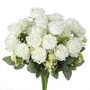 Artificial Flowers Silk Roses Bouquet Garden Home Room Table Vases Wedding Bridal Bouquet Festival Decoration Diy Gift Wholesale