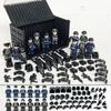 MOC Military Building Block Set Container Combat Black Panther Attack Small Pellet Police Doll Building Toy