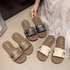 Premium Outer Slippers Women's New Summer Sandals Maillard Flat Sandals
