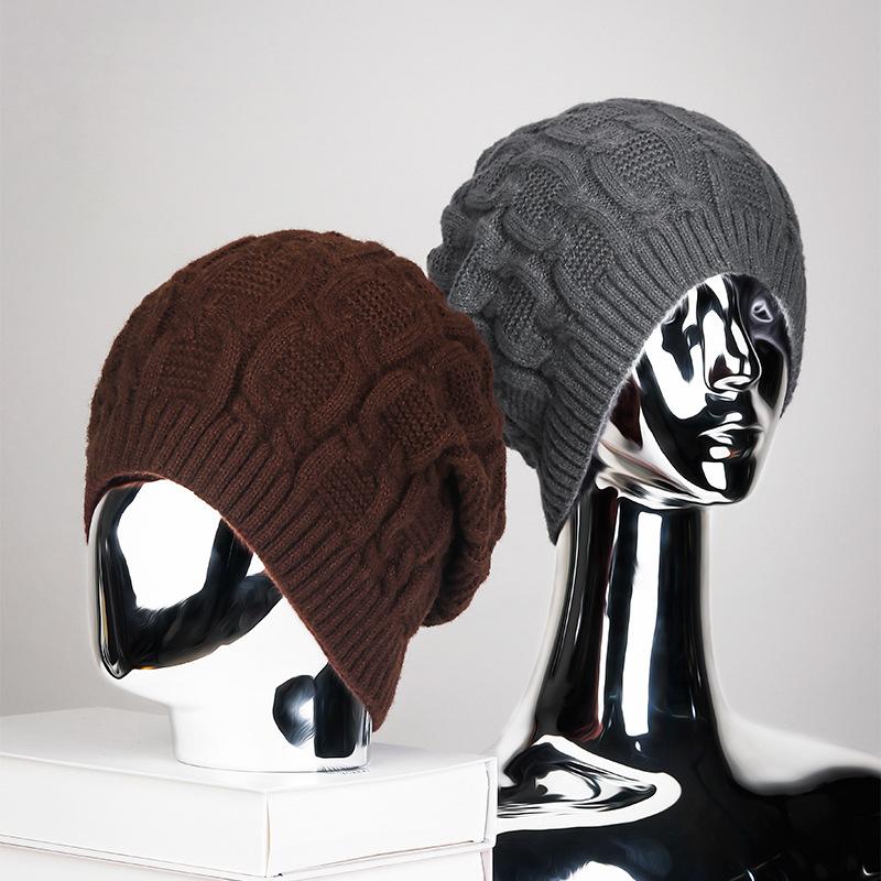 Autumn Winter Outdoor Sports Wool Cap Men Women Ear Protection Knitted Cap